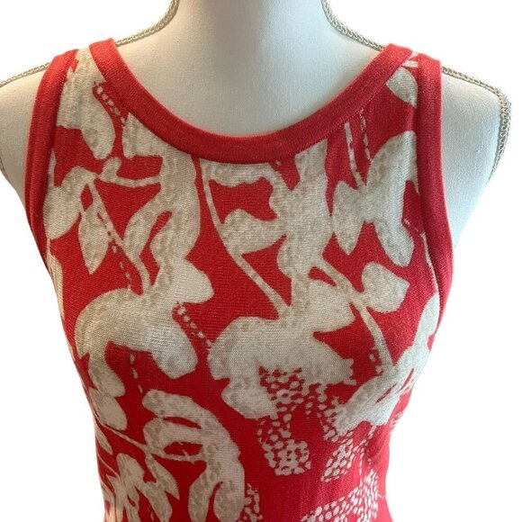 Nic+Zoe Terrace Twirl Floral Sleeveless A-Line Dress Pink, White & Black Size M - Picture 10 of 14